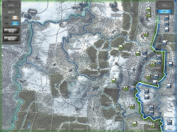 I'll get the biggest point of criticism out of the way right now: There's only one map, and two scenarios (3-day and 13-day engagements), which you can play from either side.